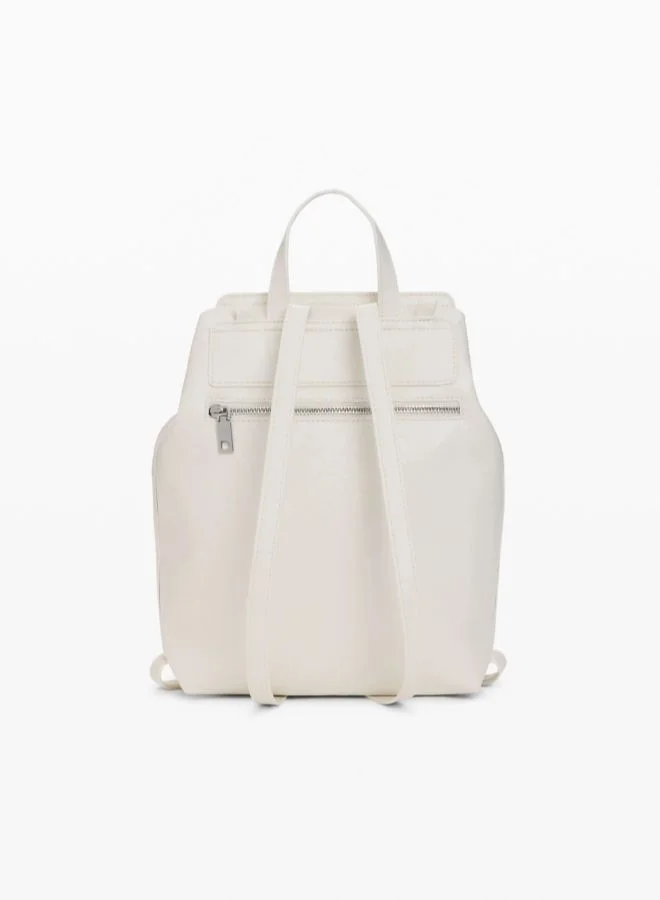 DESIGUAL Beige Small backpack with charms for Women | Best Price UAE